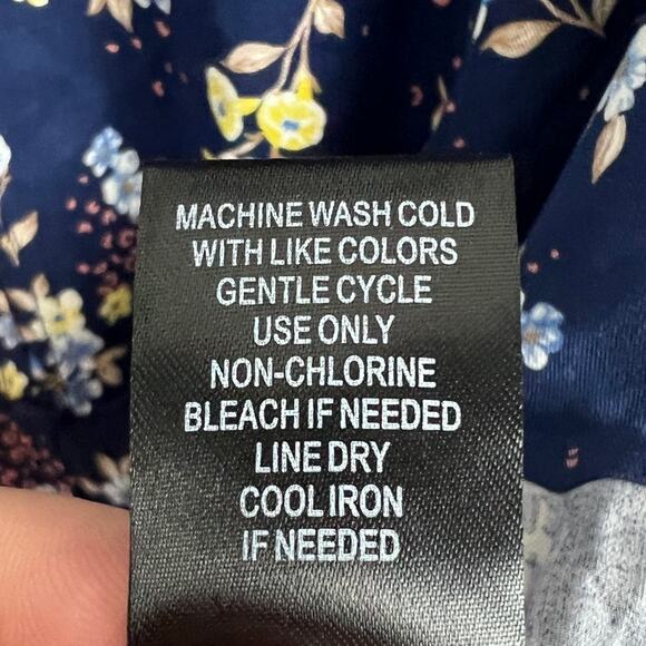 Torrid Women's L 12 Plus Floral Blouse Corset Lace Up Back Peplum Cottagecore - Picture 11 of 15